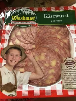 Gebratene Käsewurst Wiesbauer 80g, code 9002668513350