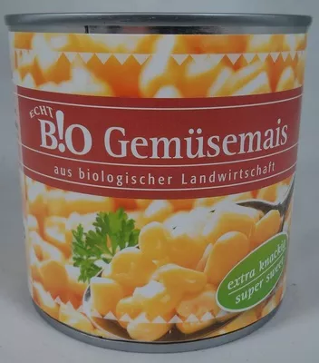 Gemüsemais aus biologischer Landwirtschaft Echt B!O 340g, code 9002682222276