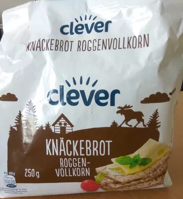 Knäckebrot Roggen-Vollkorn Clever 250g, code 9003740078002