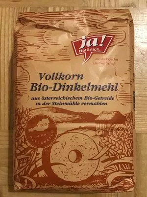 Vollkorn Bio-Dinkelmehl 1kg, ja! Natürlich. Ja! Natürlich 1kg, code 9003740095252