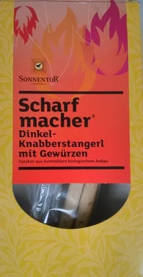 Sonnentor Scharfmacher Dinkel-Knabberstangerl mit Gewürzen Sonnentor 100 g e, code 9004145004696