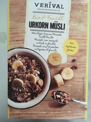 Urkorn Muesli aux fruits Verival 325 g, code 9004617063305