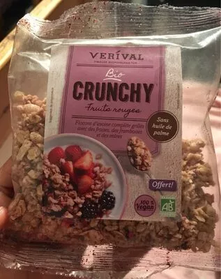 Veríval crunchy fruits rouges bio Verival 45 g, code 9004617069024