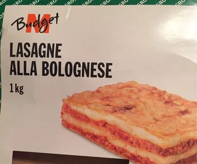 Lasagne alla bolognese M-Budget, Migros 1000 g, code 9005545002749