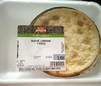 Quiche lorraine 1 pièce  , code 9007686000004