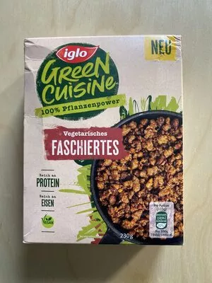 vegetarisches Faschiertes iglo Green Cuisine, Iglo 230g, code 9008695977615