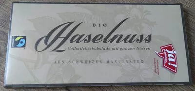 Bio Haselnuss Vollmilchschokolade mit ganzen Nüssen Ja! Natürlich 100 g, code 9010158001881