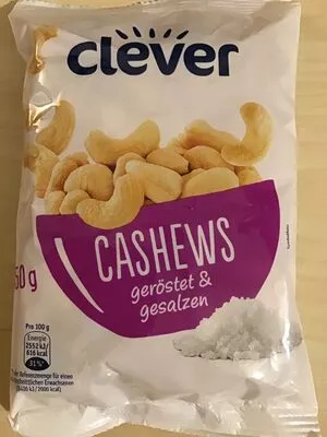 Cashews geröstet & gesalzen, Clever Clever 150g, code 9010158008057