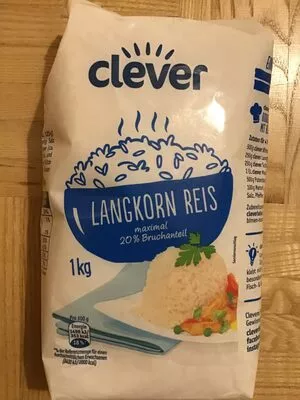 Langkorn Reis 1kg, Clever Clever 1 kg, code 9010158008873