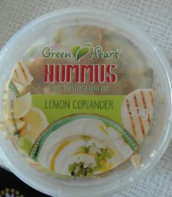 Hummus Lemon Coriander Green Heart 150 g, code 9011600023093