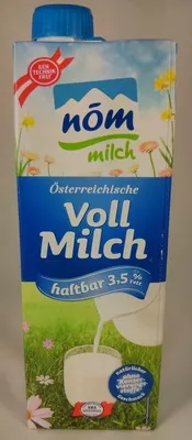 Österreichische Vollmilch, haltbar 3,5% Fett Nöm 1l, code 9019100218506