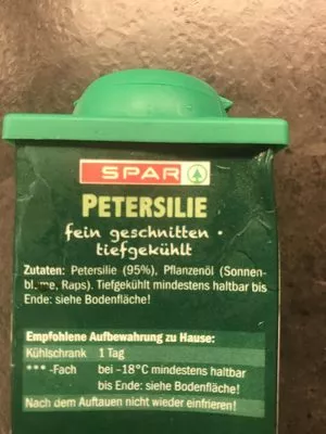 Petersilie tiefgekühlt Spar 50 g, code 9100000035109