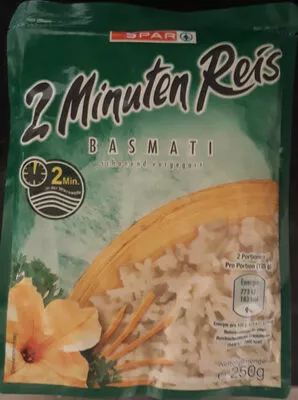 2 Minuten Reis Basmati Spar 250 g, code 9100000047027