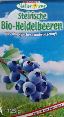 Steirische Bio-Heidelbeeren Spar Natur pur 125 g, code 9100000730653