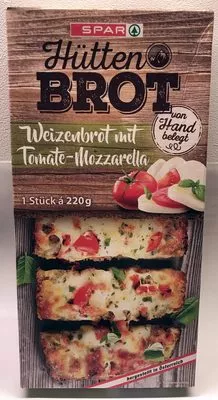 Hüttenbrot - Weizenbrot mit Tomate-Mozzarella Spar 220g, code 9100000745213