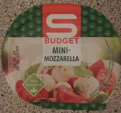 Mini Mozzarella S-Budget 125g, code 9100000758336