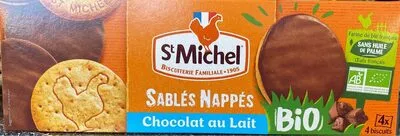 Sablés nappés chocolat au lait St Michel , code 9118530416558