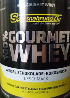 100% Gourmet Whey Weisse Schokolade-Kokosnuss Geschmack Sportnahrung.de 700 g, code 9120017922131