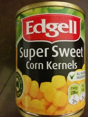 Super sweet Corn kernels Edgell 125g x4, code 9300462103051