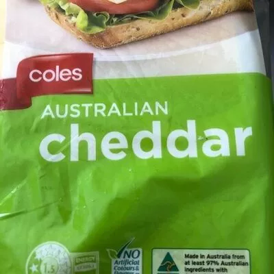 Australian Cheddar Coles , code 9300601021246