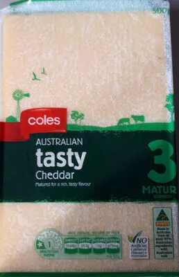 Tasty Cheddar Coles 500g, code 9300601244751