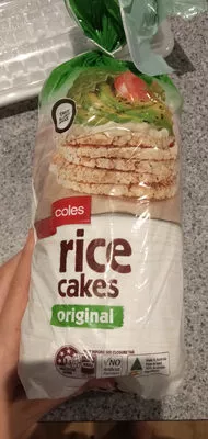 Rice cakes Coles 150g, code 9300601293339