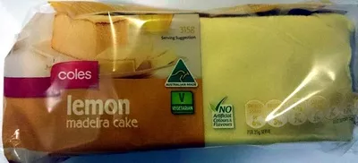 Lemon Madeira Cake Coles 315g, code 9300601306381