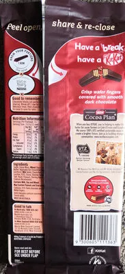 Kit Kat Dark Choc Block 170G Nestlé, Kit Kat , code 9300605111363