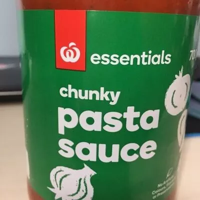 Chunky pasta sauce Woolworths, Woolworths Essentials , code 9300633003265