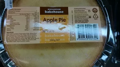 Bakehouse Apple Pie Woolworths Bakehouse, Woolworths 500g, code 9300633901349