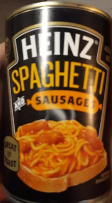 Spaghetti and Sausages Heinz 420g, code 9300657034719