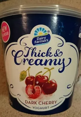 Thick & creamy dark cherry yogurt Dairy Famers , code 9300658407611