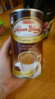 alpen blend European style drinking chocolate  nestle 250 g, code 9300744003857