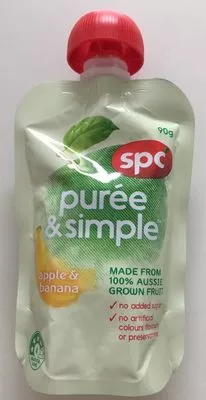 Purée & simple (apple & banana)  , code 9310006136902