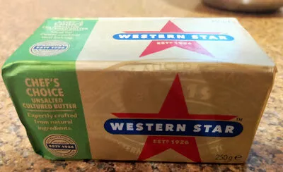 Unsalted Cultured Butter Western Star , code 9310052251147