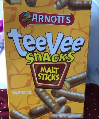 Biscuits Chocolate Teevee Malt Sticks Arnott's 175 gr, code 9310072018867