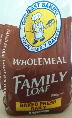 Wholemeal Family Loaf Gold Coast Bakery 800g, code 9310332003701