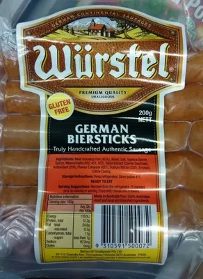 Wurstel German Biersticks Wurstel, Bertocchi Smallgoods PTY LTD 200g, code 9310591500072