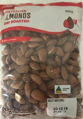 Australian Almonds Coles , code 9310645101309