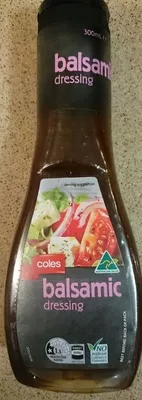 Balsamic dressing Coles 300 ml, code 9310645109923