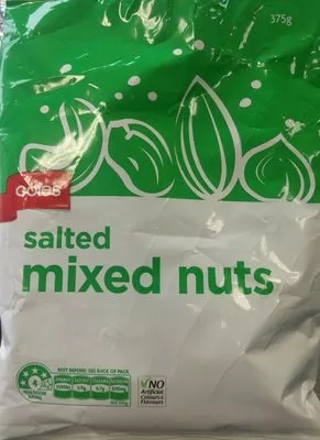 Salted Mixed Nuts Coles 375 g, code 9310645115771