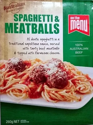 Spaghetti & Meatballs On the Menu, Vesco 260g, code 9310761714100