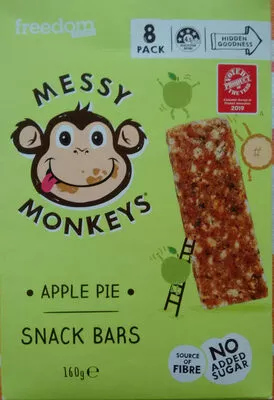 Apple Pie Snack Bars Freedom Foods, Messy Monkeys 160 g, code 9315090208184