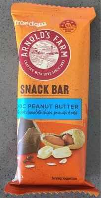 Choc penut butter snack bar Freedom Foods , code 9315090209730