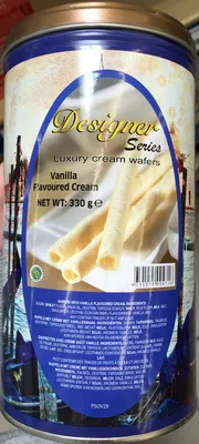 Designer Series Luxury Cream Wafers Vanilla Flavoured Cream Sans marque 330 g, code 9331275004716