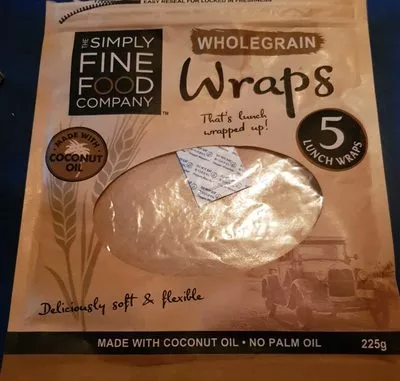 The Simply Fine Food Company Wholegrain Wraps The Simply Fine Food Company 225 g, code 9333241001163