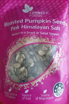 roasted pumpkin seeds connect foods 125g, code 9335463001457