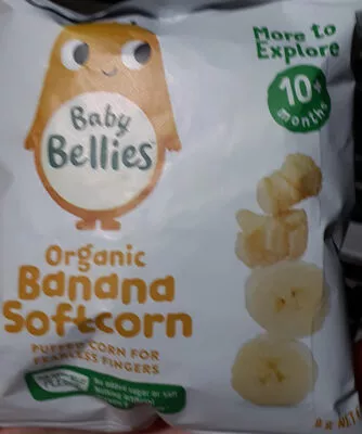 Organic Banana Softcorn Baby Bellies 8g, code 9337824002219