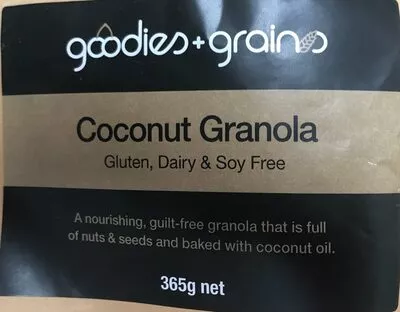 Goodies + Grains Coconut Granola Goodies + Grains 365 g, code 9337825002270