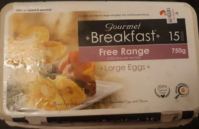 Gourmet Breakfast Free Range Large Eggs Gourmet Breakfast 750g, code 9338295000124